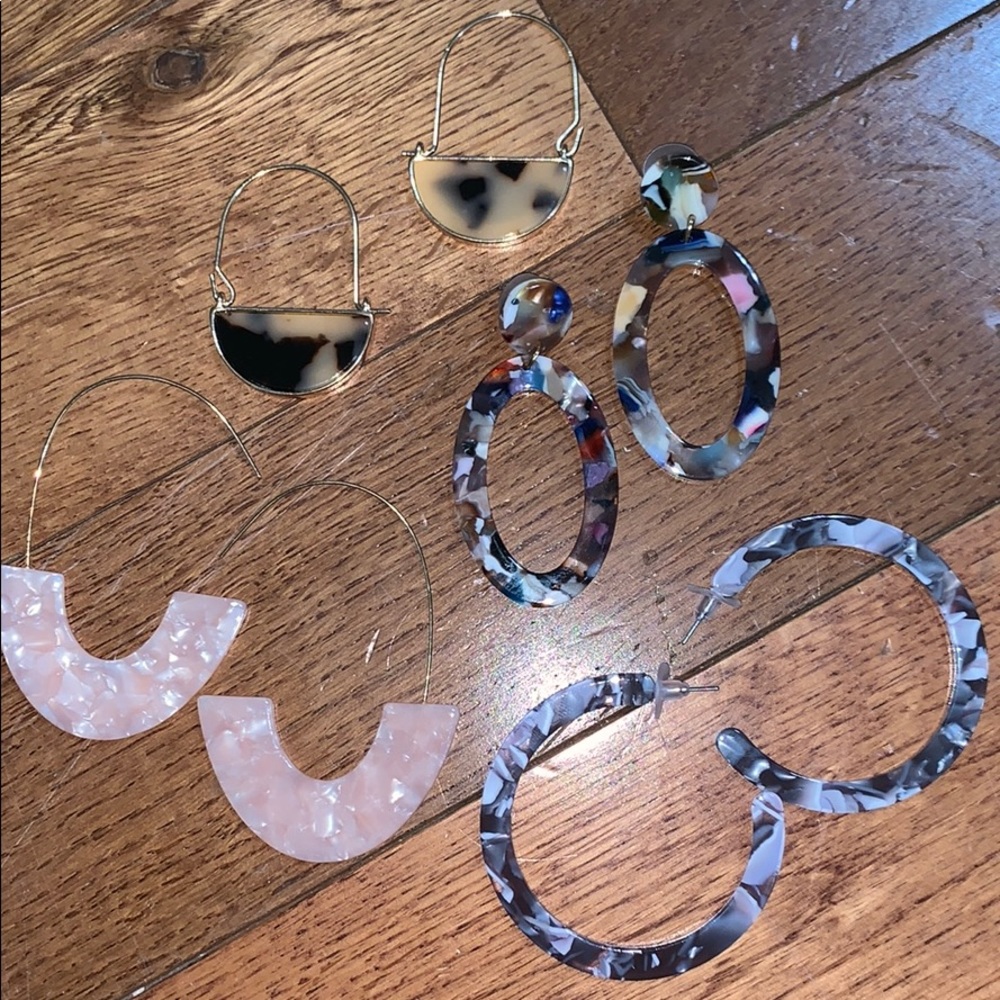 4 pairs of earrings for $20